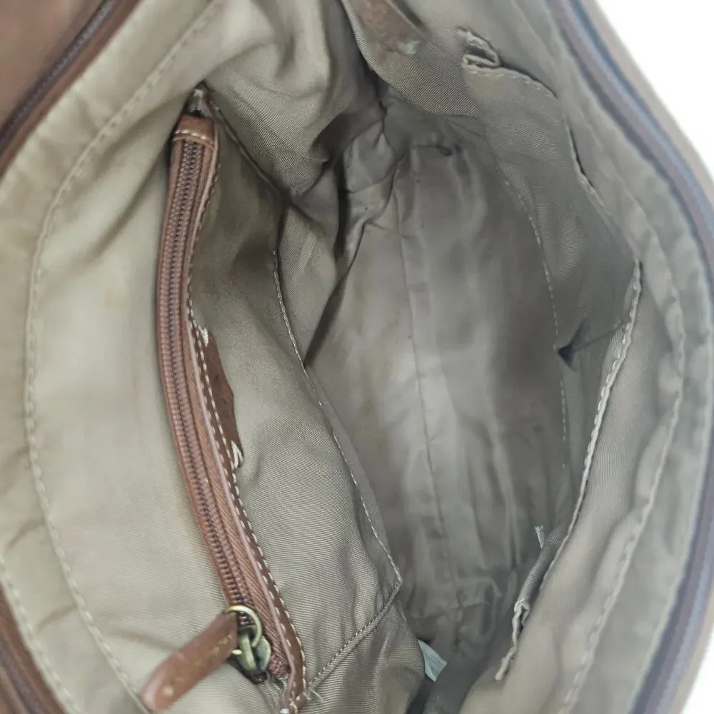 The Sak Ventura Backpack & Zip Around Wallet Leather Floral Emboss Western Boho